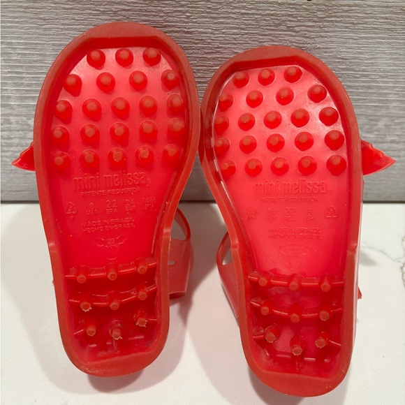 32442 MINI MELISSA POSSESSION II 06376 PINK HAPPY SANDAL FOR TODDLER Size 8 - Picture 5 of 6